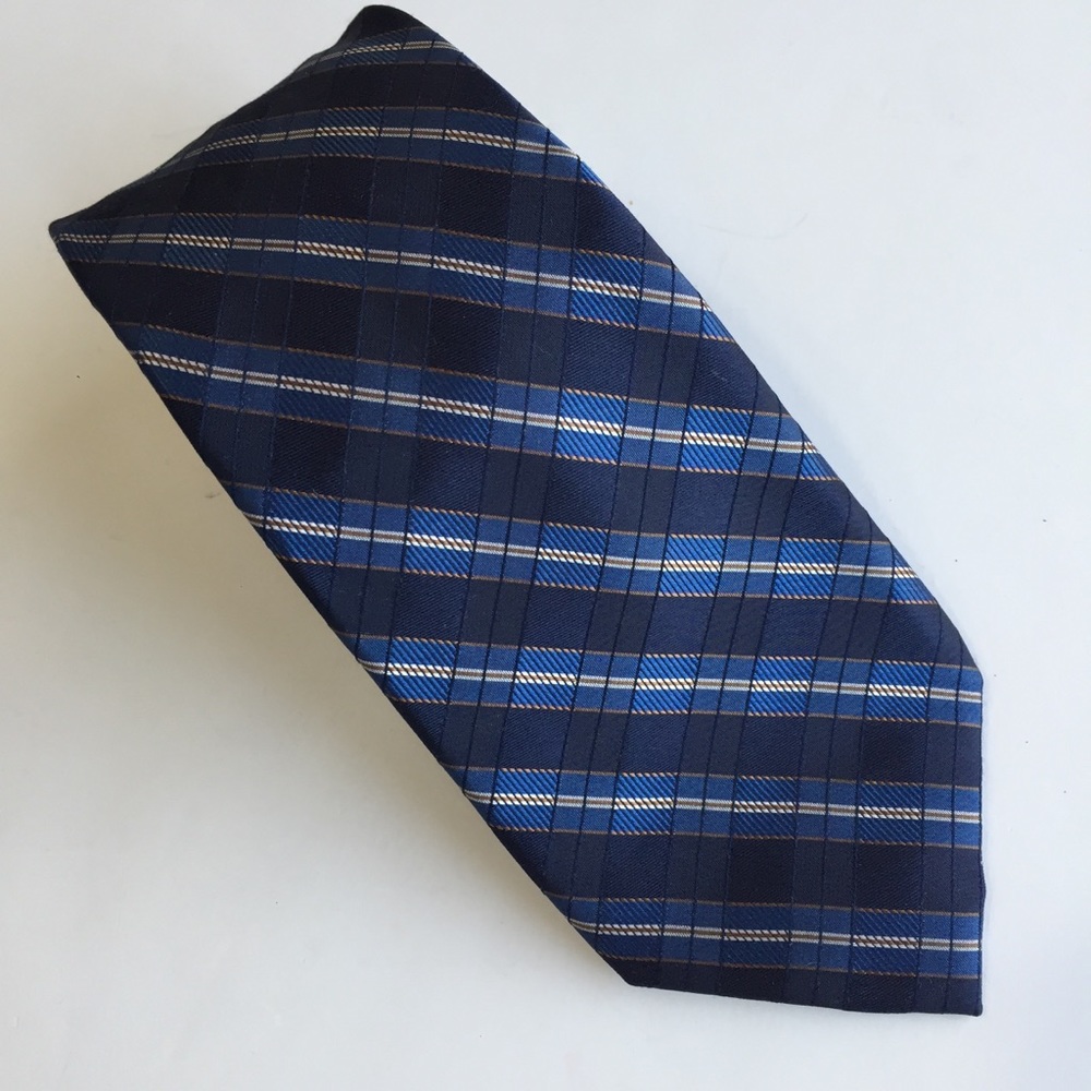MICHAEL Michael Kors Blue Silk Tie